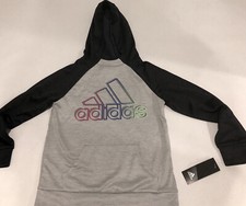 adidas Girls Fleece Hoodie AA4750 Size 7/8