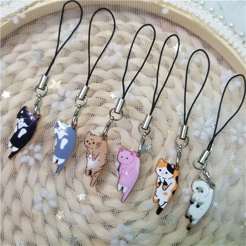 Phone Hanging Charms Phone Lanyards Cat Phone Strap Mobile Phone Strap - 第 1/16 張圖片