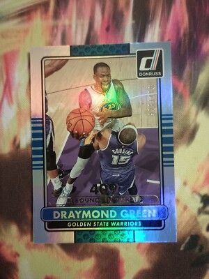 2014-15 DRAYMOND GREEN DONRUSS #137 STATS REBOUND #D/499 SP CARD PANINI  WARRIORS