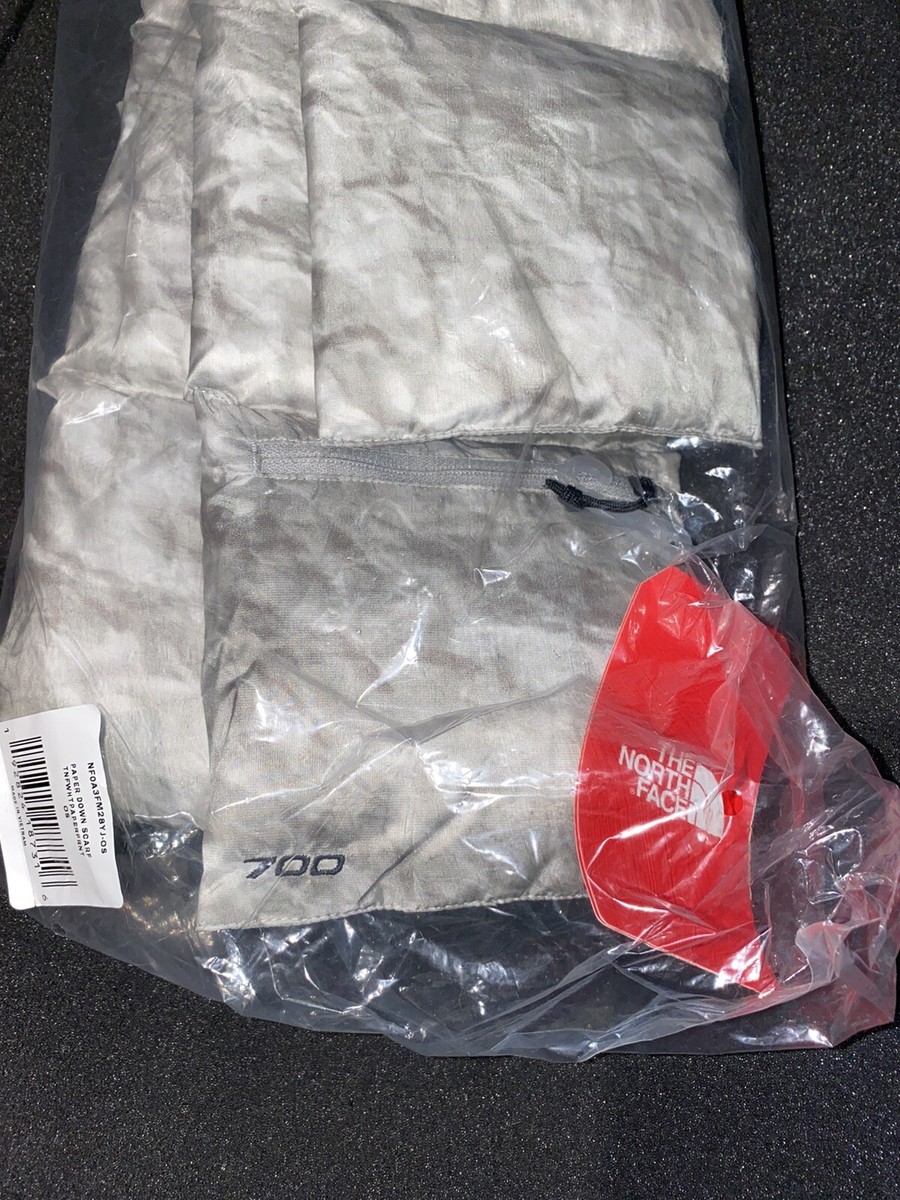 小物 Supreme The North Face Down Scarf SUPREME x THE NORTH FACE Paper Print 700-Fill Down Scarf