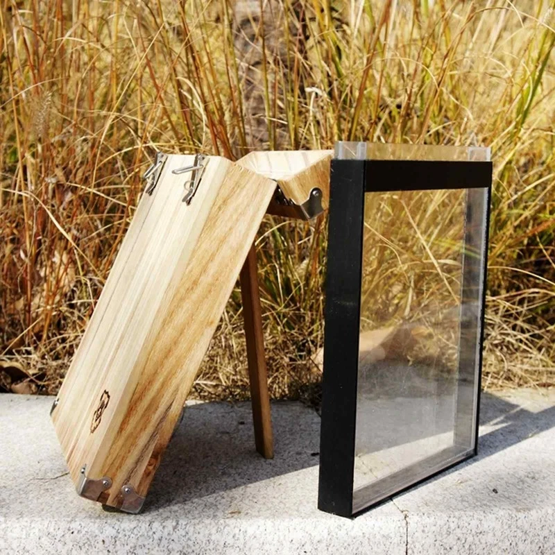 Tanque de viaje de fotografía de madera de 11 * 14 pulgadas 14 * 17 pulgadas para proceso de colodión de placa húmeda Foto 2 de 4