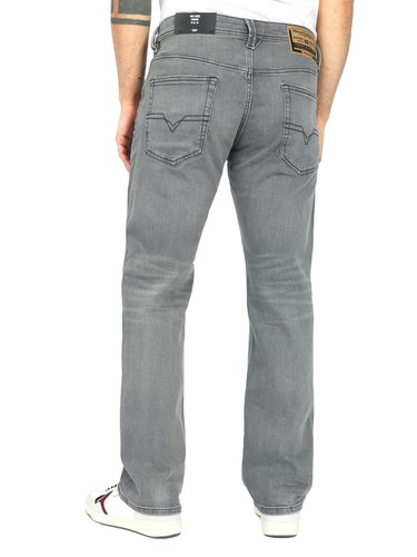Diesel Larkee-X - Mens Regular Straight Fit Jeans - Black, Blue, Grey - Afbeelding 3 van 19
