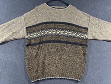 Woolrich Mens Wool Sweater Large Long Sleeve Vintage USA Made