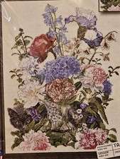 Counted Cross Stitch Kit  Design Works Flowers with Vase  Cat 2908 Sealed