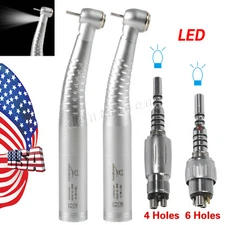 Dental LED Fiber Optic High Speed Coupling Adapter 4/6Hole For KAVO Handpiece