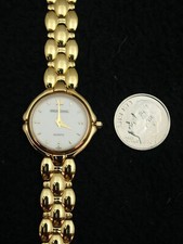 Wristwatch, Lady's, Simon Chang Gold German Quartz NOS 1980s France