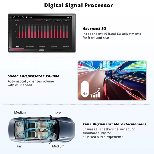 ATOTO S8 MS 7" 2Din Android Autoradio 4G LTE Radio Wireless CarPlay&Android Auto - Bild 6 von 8