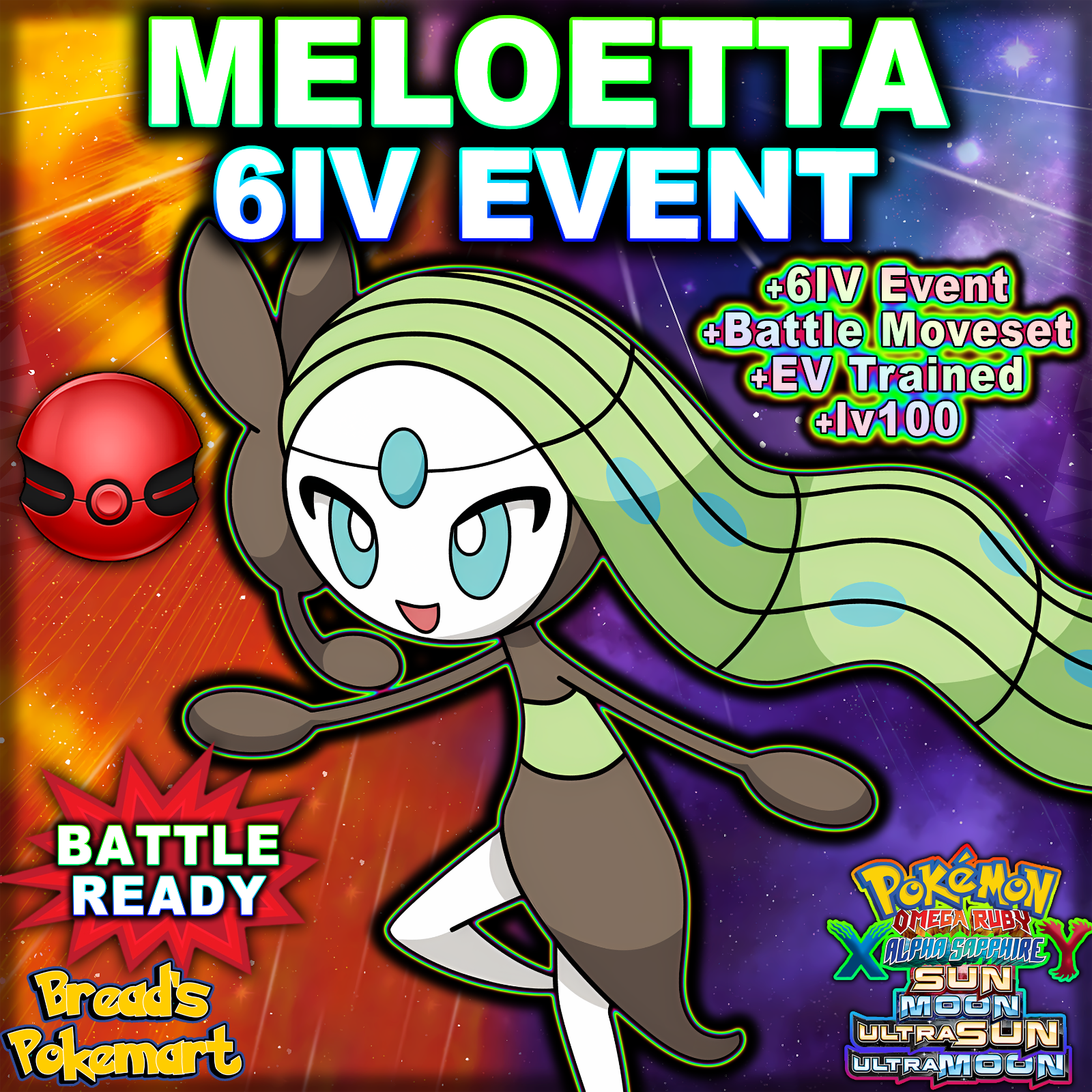 Celebrate #Pokemon20 with the Mythical Pokémon Meloetta! 