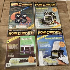 VTG Lot of 4 Home Computer Magazine Focusing on Apple/Commodore/IBM/TI 1981-85