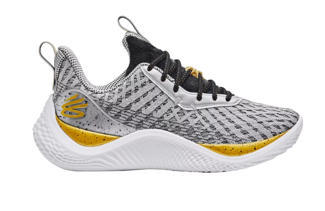 Under Armour Curry 10 Grey Black Gold Father to Son ALL SIZES New