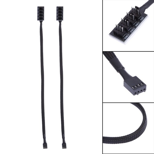 Host Case PC Cooler Cooling Fan Power Cable 1 Female to 4 Male 4Pin Socket - Afbeelding 3 van 11