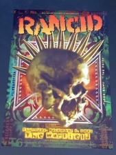 Rancid Tiger Army The Frisk Original Concert Poster San Francisco Warfield BGP