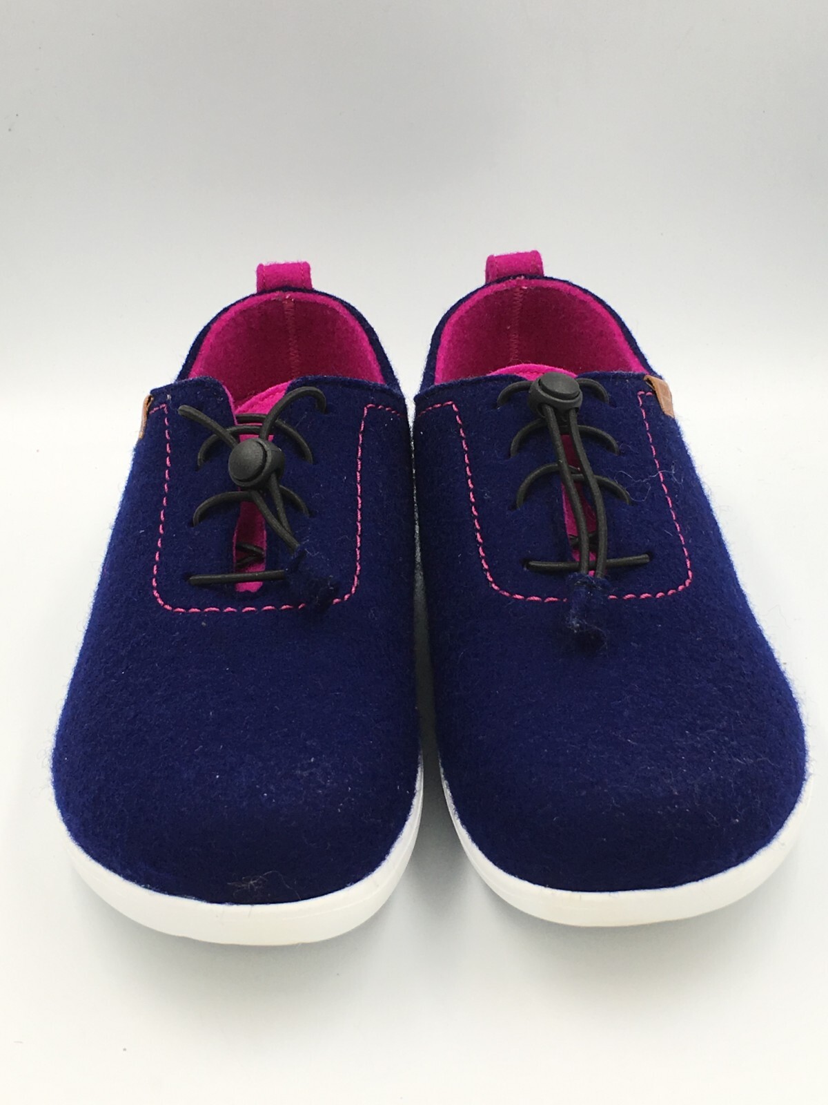 Lace-Up Navy Blue Heather Wool 2644 | eBay