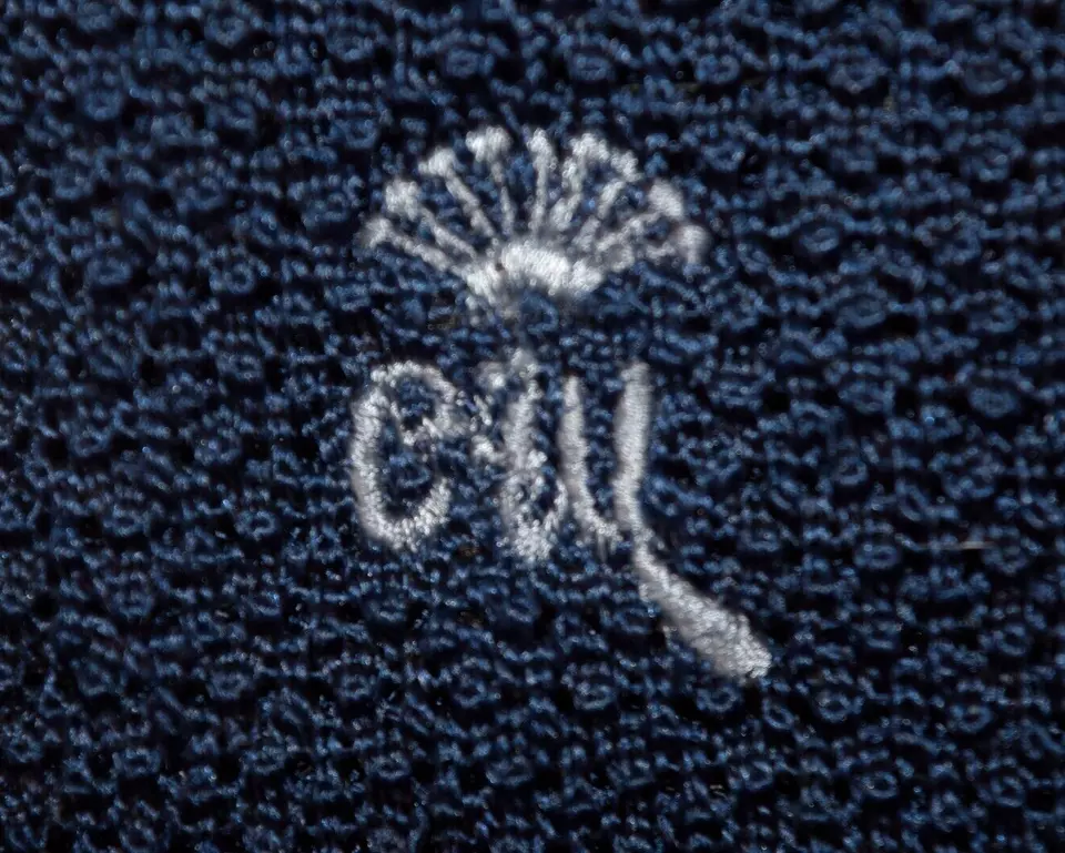 Corbata de cuello de colección condesa Mara años 50 60 70 corbata tejida azul 56" x 2,75" Foto 2 de 4