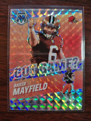 2021 Mosaic Baker Mayfield Got Game Silver Mosaic Prizm