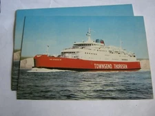 Unused Townsend Thoresen (1968-1987)  "Free Enterprise VIII" (1976-83) Postcard