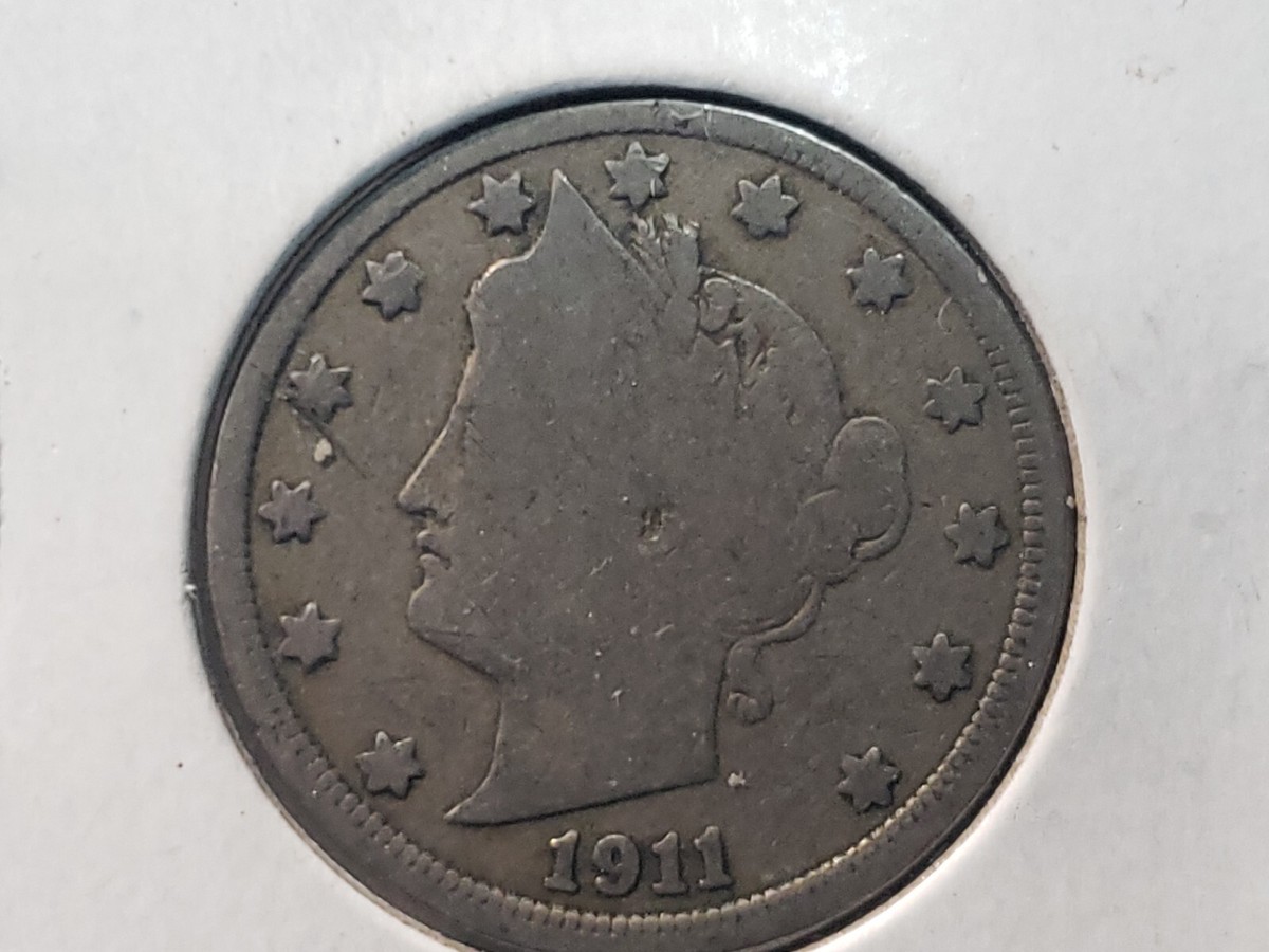 コレクション 1911 Liberty Head V Nickel 5c 1911 Liberty Head V Nickel 5 Cent Piece AF About Fine 5c US