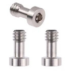 Stainless Steel Long 1/4"-20 Screw Hex for Camera Tripod QR Plate Rig Silver