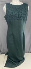 Vintage MG Apparel Dress Green Sleeveless Medium