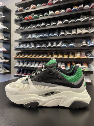 Size 12US/45EU - Dior B22 Reflective Sneaker Green