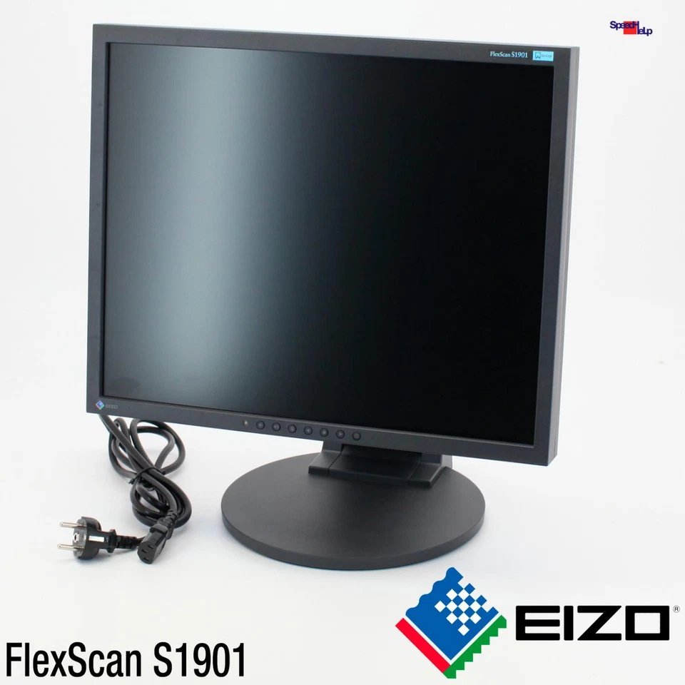 19 " 48.3CM EIZO Flexscan S1901 Affichage Écran 5:4 1280x1024 Profi Rotation