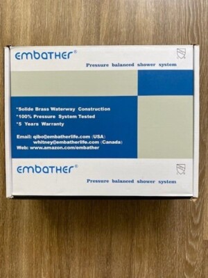EMBATHER Shower System, Shower Faucets Sets Complete For Bathroom - EM20LS10-W
