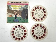 VINTAGE 1959 VIEW-MASTER POPEYE'S FUN  B5272 cover  3 REELS