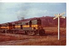 Ontario Northland 1403 Freight Railroad Train-North Bay-Canada-Vintage Postcard