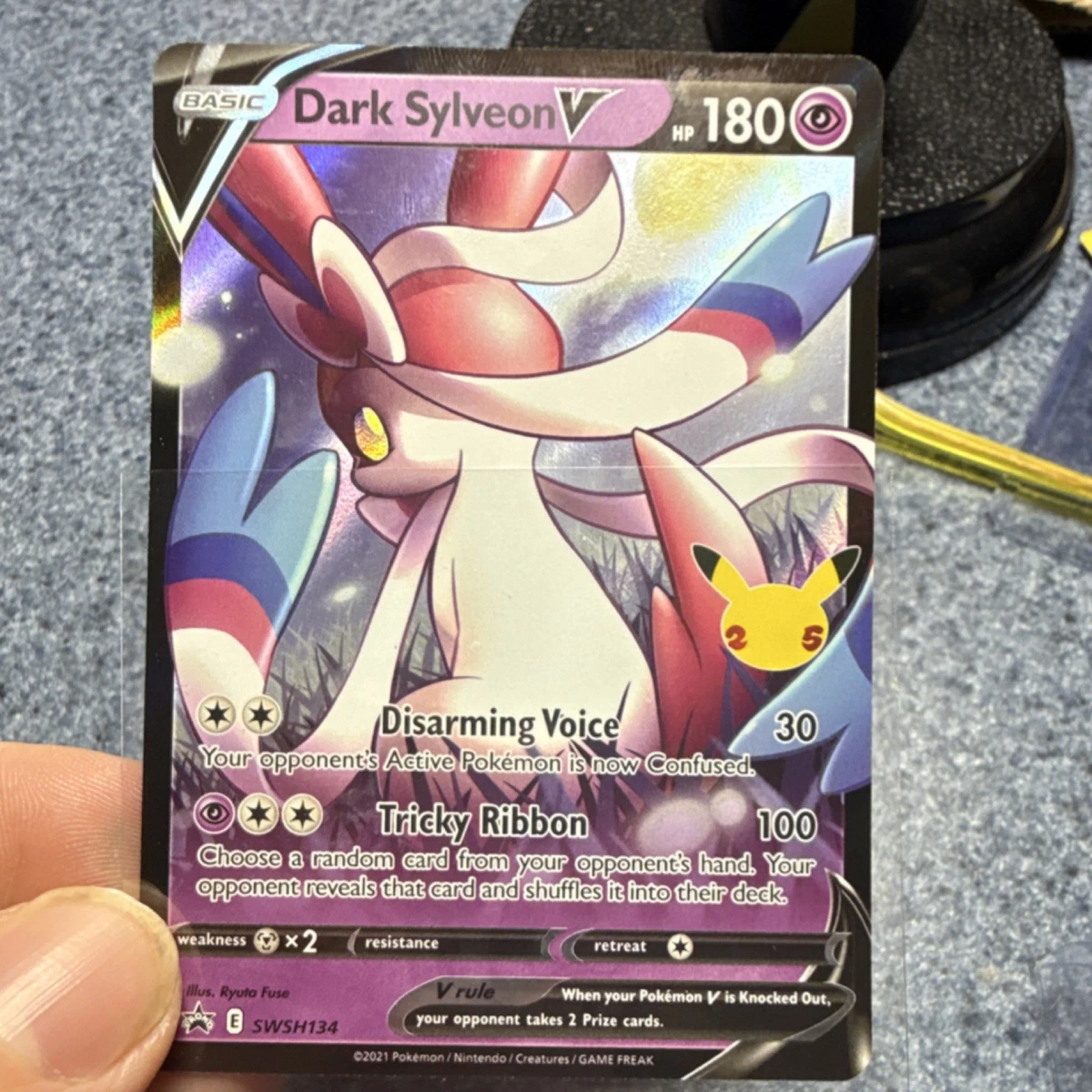 わるいニンフィアv 25th 【PSA9】/ Dark Sylveon V Dark Sylveon V #SWSH134 Prices | Pokemon Celebrations | Pokemon Cards