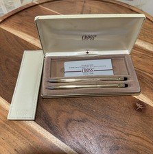 Vintage Cross Classic Century 10K Gold Filled Pen  Pencil Set 4501 USA/BOX