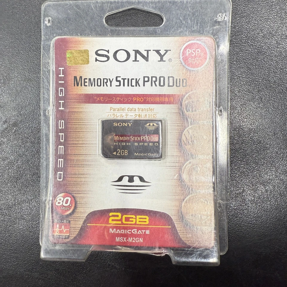 Sony Memory Stick Pro Duo High Speed 2GB Magicgate 80MBPS *Check - Image 2 of 4