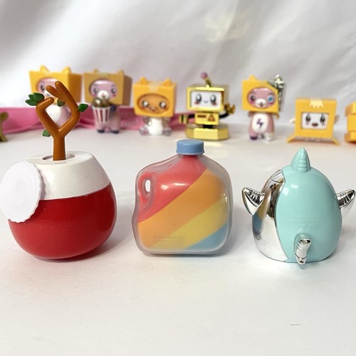 LankyBox Mystery Toy Figure Lot 27 Piece Micro Foxy Boxy Rocky Milky Lanyards - Picture 16 of 24