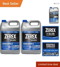 Asian Blue Silicate Free Antifreeze Coolant 50/50 Prediluted 2 Pack 1 Gallon