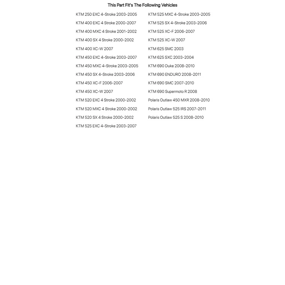 Filtro de aceite Tusk First Line segundo filtro para KTM 520 MXC 4 tiempos 2000-2002 Foto 2 de 4