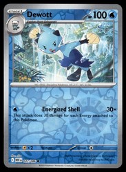 Dewott 022/086 White Flare Reverse Holo