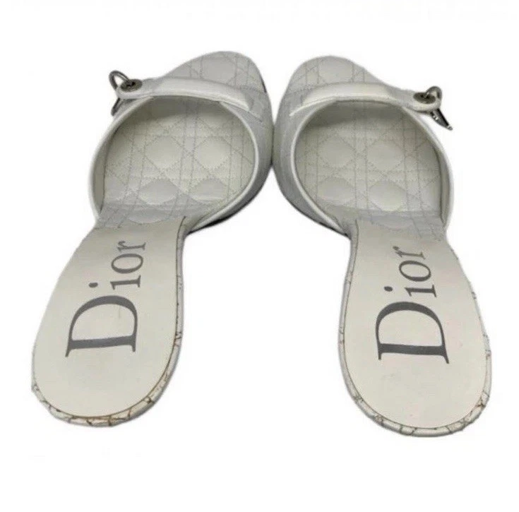 Винтажный замок 2000-х John Galliano Dior Mules размер 36 - Изображение 2 из 4