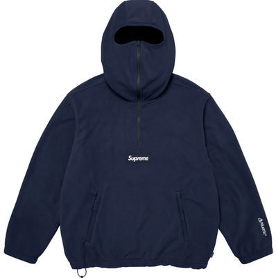Supreme Polartec Facemask Half Zip Hooded Sweatshirt Mens Large