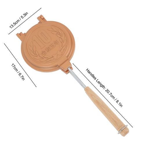 Maker Double Sided Frying Pan Non-stick Tortillas Maker Pan With - Bild 2 von 12