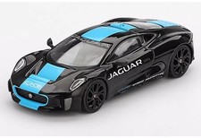 1/64 Mini GT Jaguar C-X75 LHD Black Diecast Collectible