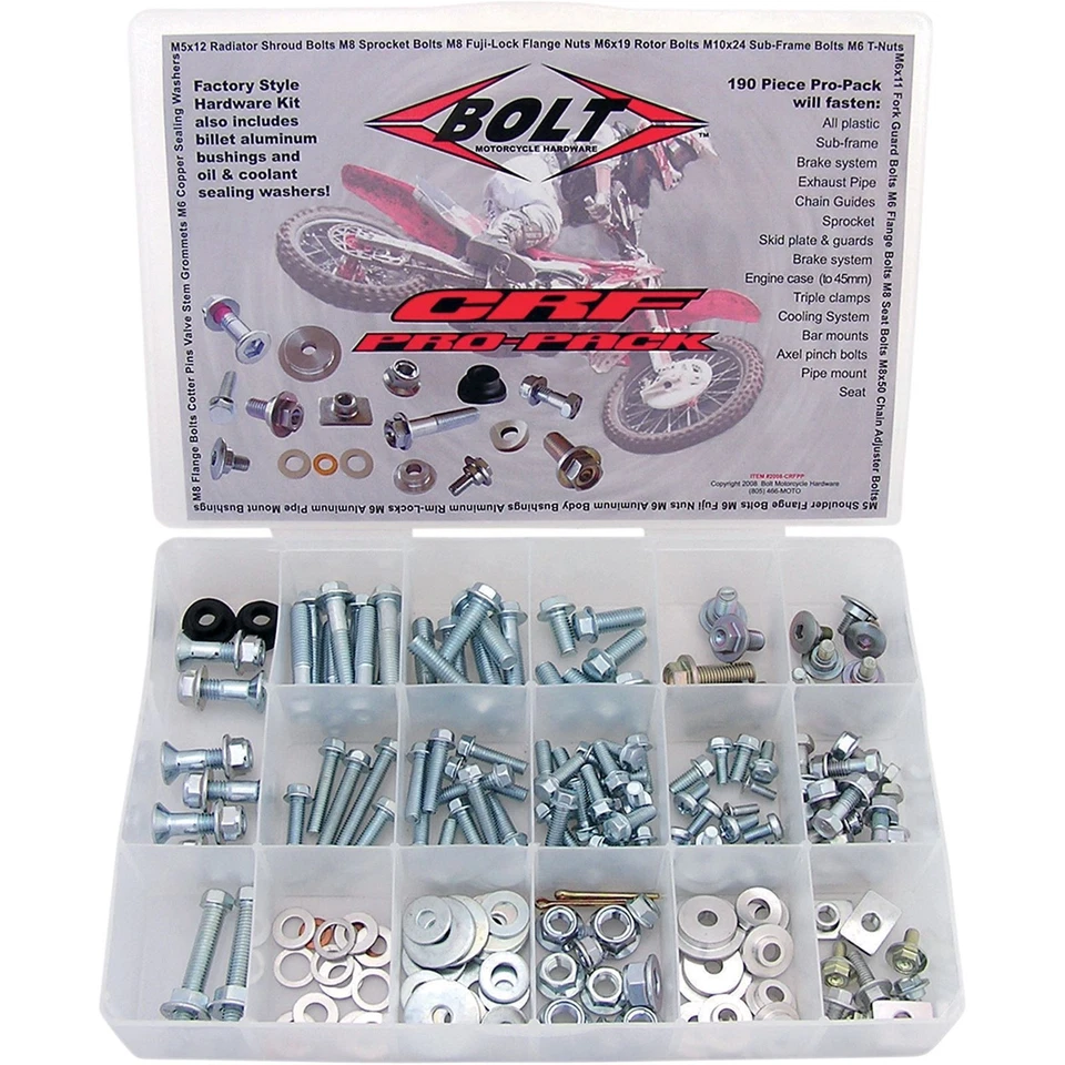 Bolt MC Hardware CR/CRF Pro-Pack 2008-CRFPP Foto 2 de 4