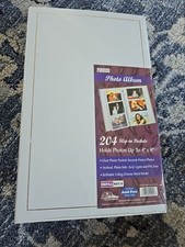 Pioneer Photo Album 204 Slip-in Pocket Holds up to 4" x 6" Photos NIP White
