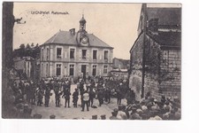 AK Le Châtelet muzyka plac poczta polowa R.I.R. 122 8.5.1916 n. Ehingen Wirtembergia