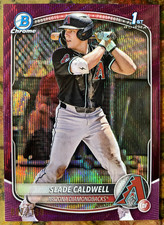 Slade Caldwell PURPLE SHIMMER REFRACTOR /250 - 2025 Bowman Chrome 1st Prospect 