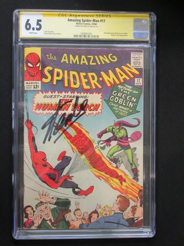 Amazing Spider-Man #17 Stan Lee Signature Series CGC 6.5 Green Goblin 2nd Appear