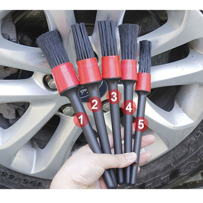 #ad Car Cleaning Brush Multi Functional 5 Piece Set Soft Bristles Wheel Hub Interior $14.53