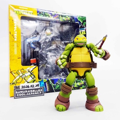 Revoltech Teenage Mutant Ninja Turtles Michelangelo Action Figure Kaiyodo Used