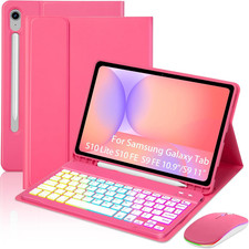Case with Keyboard Mouse for Samsung Galaxy Tab S10 Lite/S10 FE 5G/S9 FE 10.9