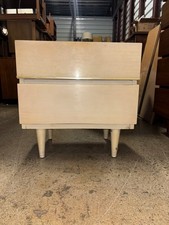 Vintage Mid Century Modern 2 Drawer Nightstand by American of Martinsville