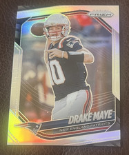 2025 Panini Prizm Football #165 Drake Maye Silver Prizm