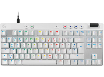 LOGITECH PRO X TKL RAPID  Gaming-Tastatur, kabelgebunden White